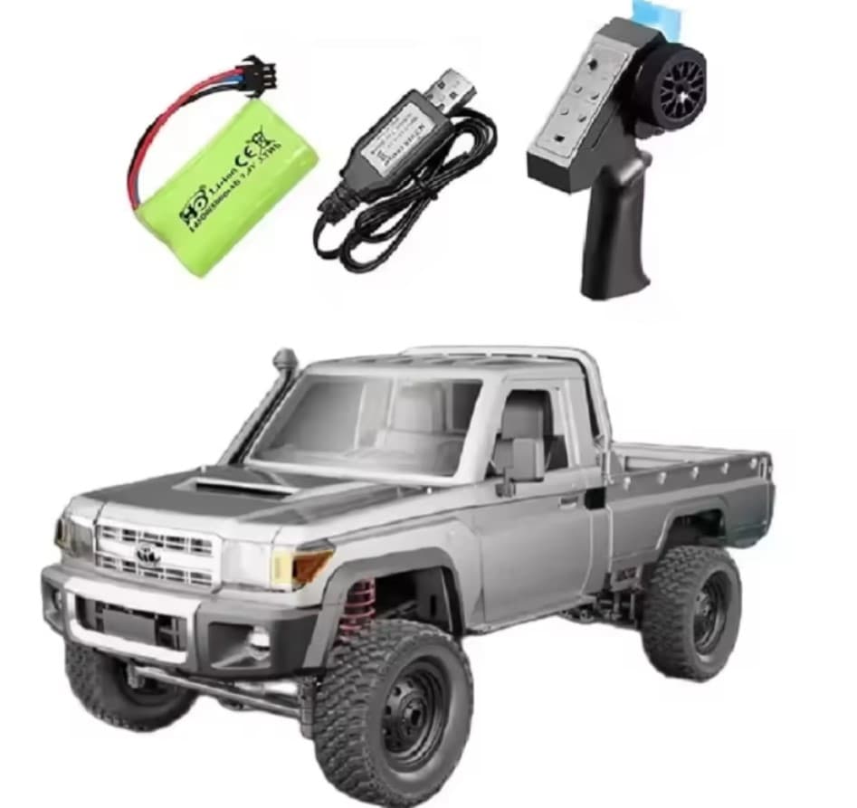 MN82 PRO 1:12 TOYOTA LAND CRUISER LC79 4WD R/C VEHICLE (SILVER) 0