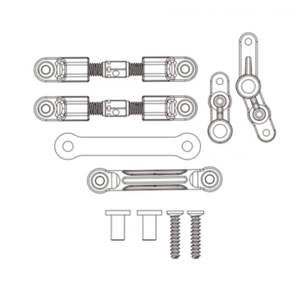 MJX Hyper Go 14430B Complete Steering Set – Spare Parts for 1/14 RC Cars 14209 & 14210 0