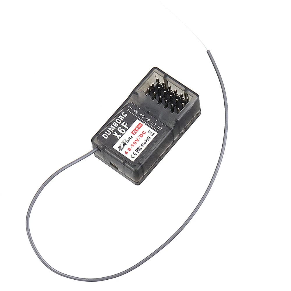 DumboRC X6 2.4GHz 6CH Radio Transmitter with X6F RC Receiver 4