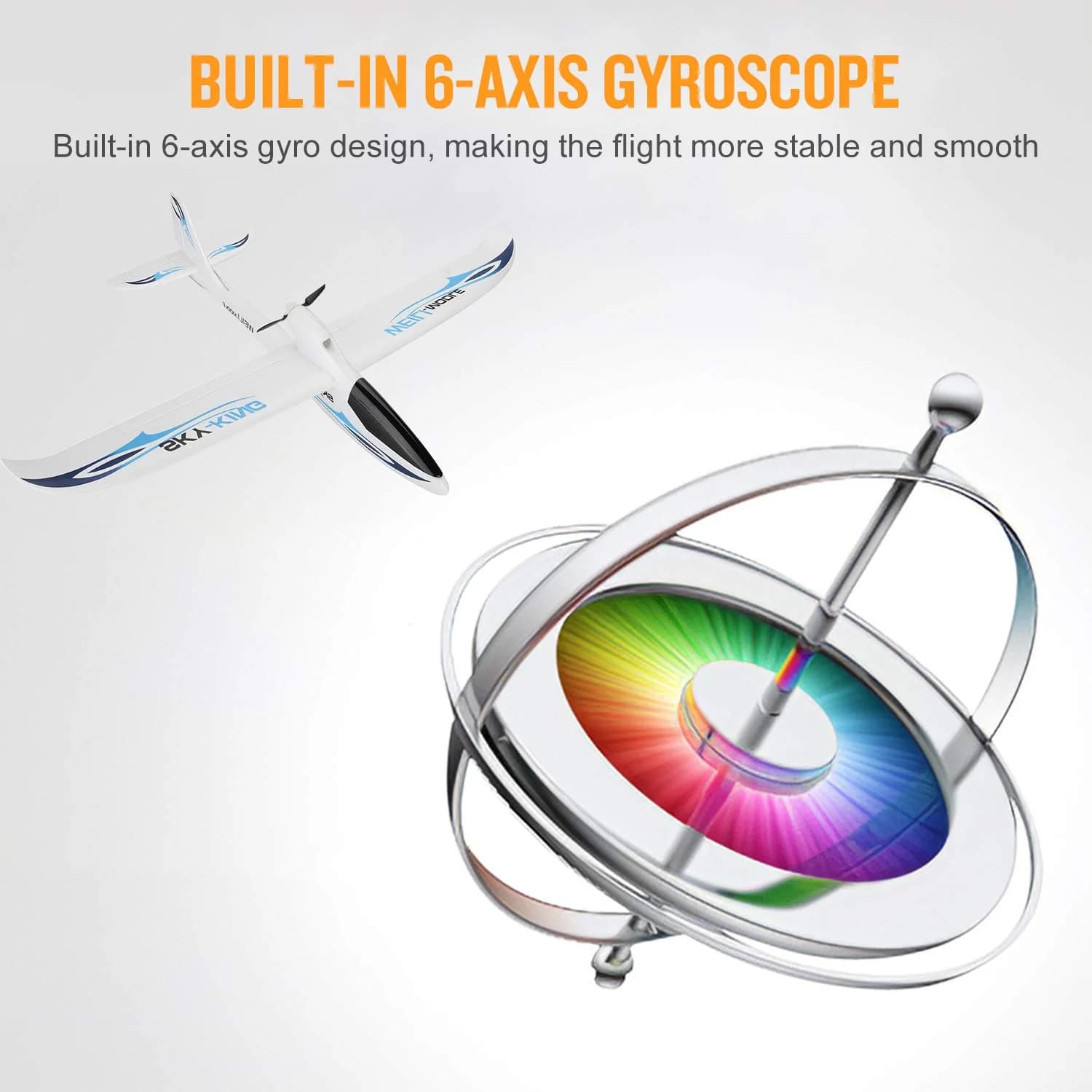 WLTOYS F959S Sky-King 2.4G 3CH 6-Axis RTF RC Glider Airplane India 4