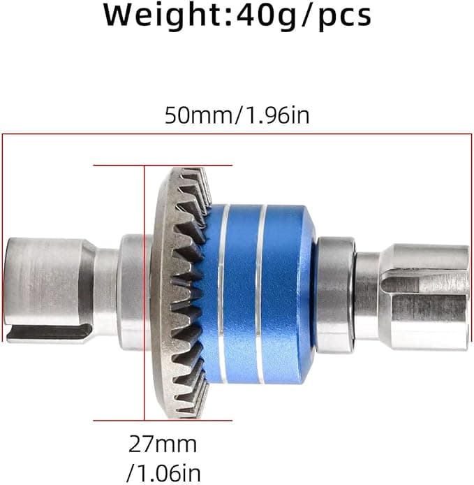 RC Car Upgrade Part for MJX for Hyper Go 16207 16208 16209 16210 H16 14209 14210 14301 1/14 1/16 Metal Differential 16420G RC Car Upgrade Parts Accessories 1