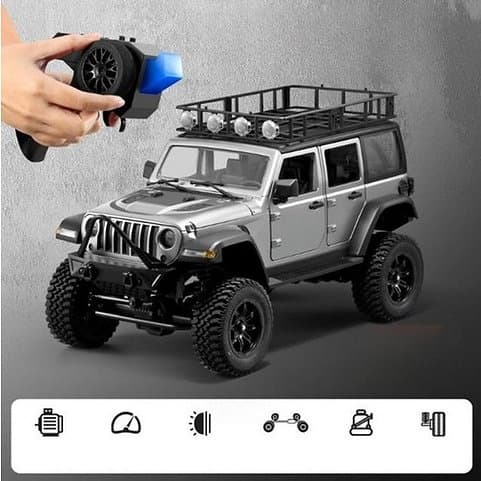 MNRC MN128 RTR 1/12 2.4G 4WD RC Crawler with LED Light 9