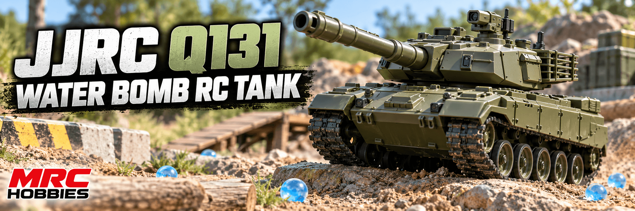 JJRC Q131 Military Tank with Water Bomb RC: Bring Battle Games to the Backyard