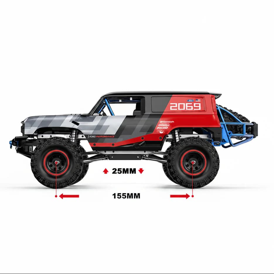 MJX Hyper Go H18P 1:18 Ford Bronco R Off road Crawler 4WD Brushless RC Car 1