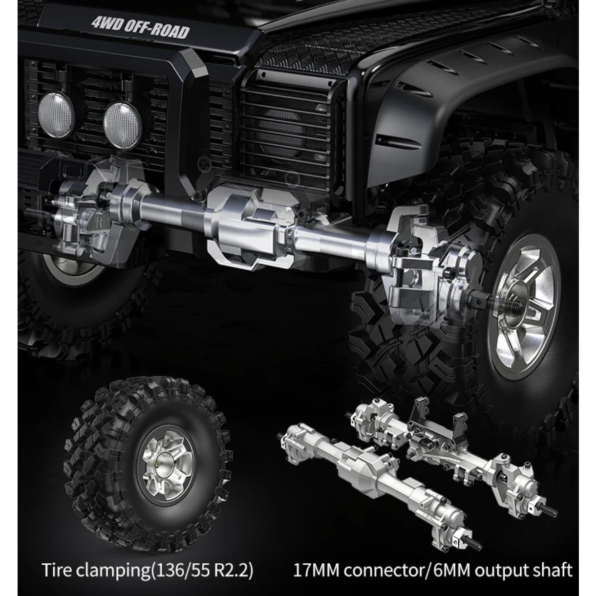 MJX H8H Plus All Rock Brushless 1:8th Scale Crawler Truck 5