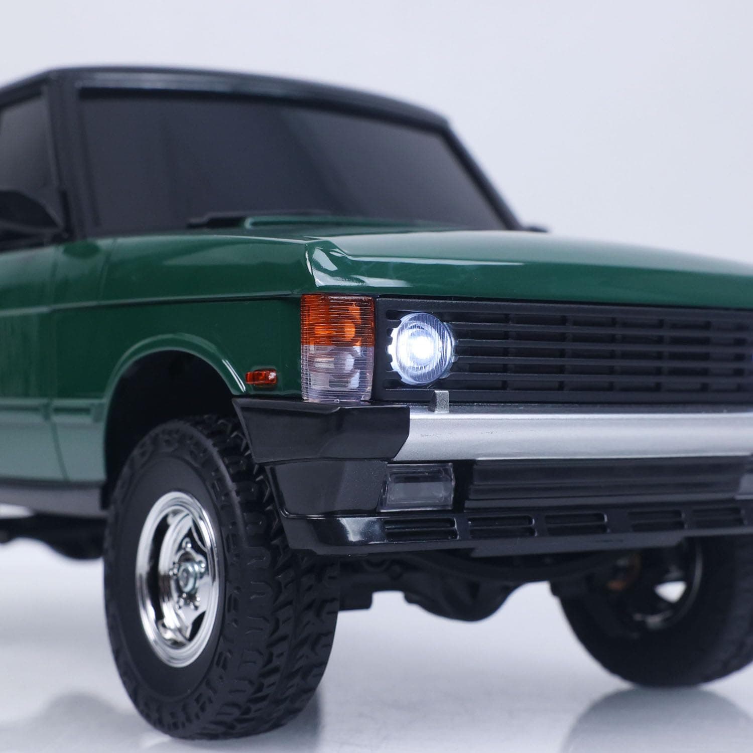 1/18 2.4G RC Rock Crawler Car LDRC Ld18401 4Wd Remote Control Climbing Car Simulation SUV Vehicles Brushed Motor Esc Servo RTR Hobby Grade Model for Adult Hobby(Green) 7