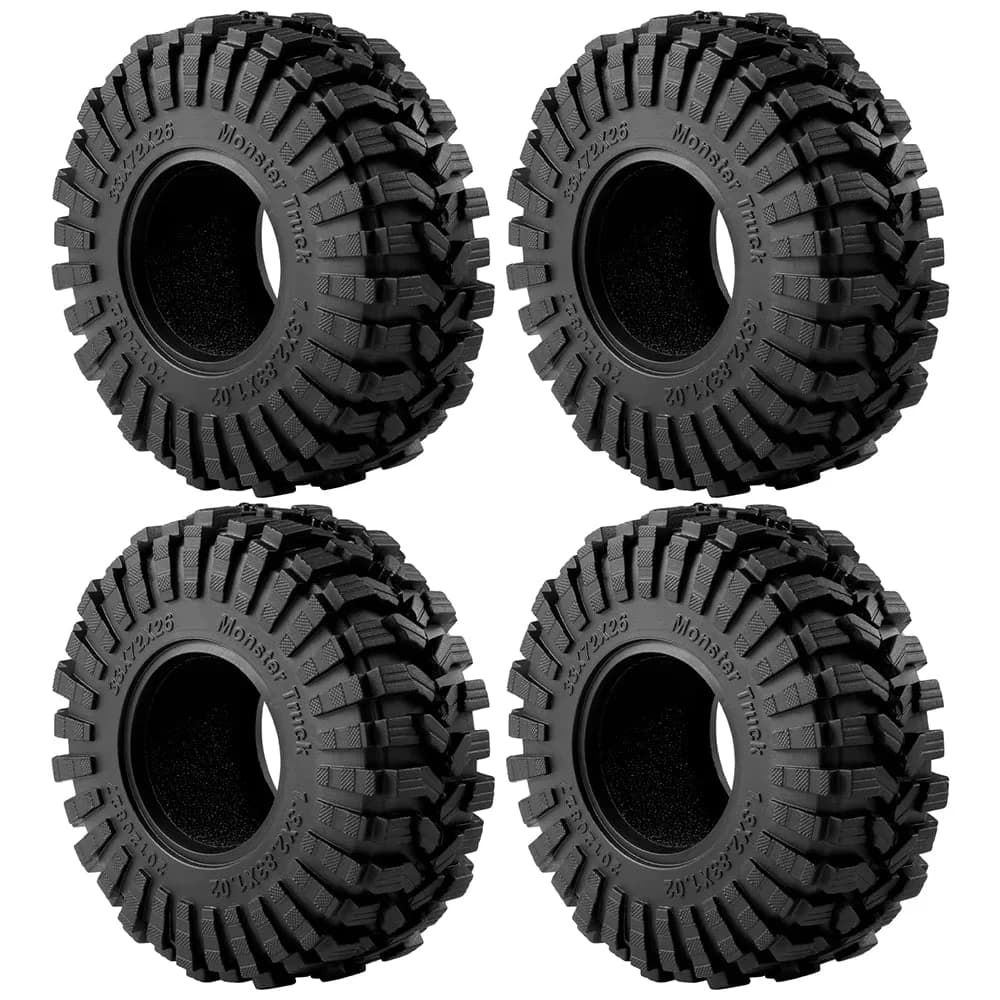 1.3" Tires for 1/24 & 1/18 Rock Crawler TYPE D 0