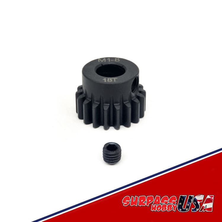 18T MOD 1 Pinion or Spool Gear 8mm Bore Chromium Alloy Steel 0