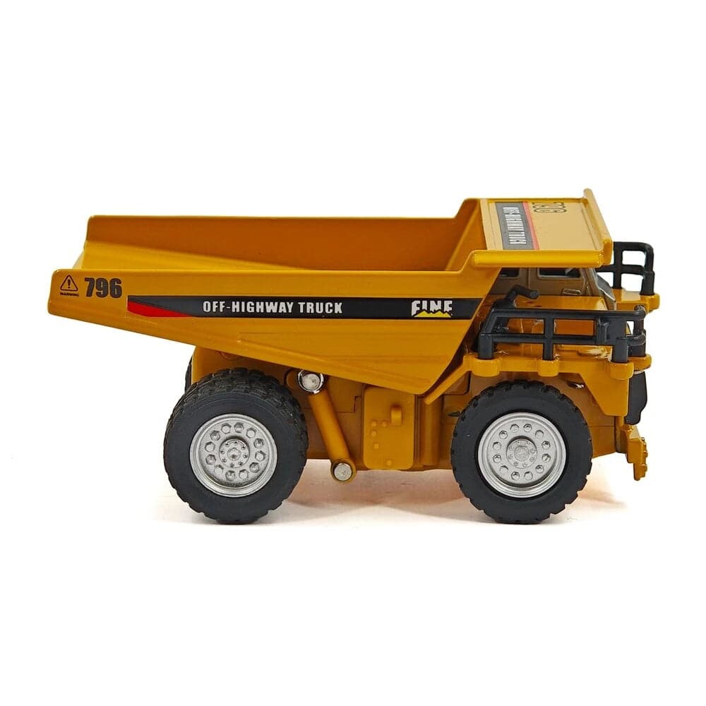 TRASPED HG4-414 1:64 Scale Mini RC Alloy Dump Truck | 2.4G App Control | Lights & Music 10