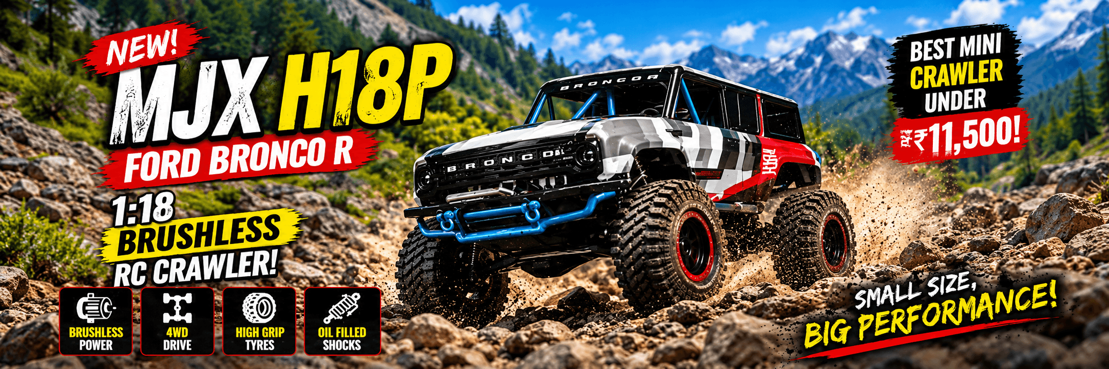 MJX H18P Ford Bronco R: Small-Scale Off-Road Appeal