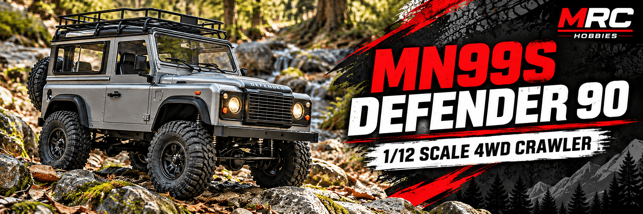 MN99S Land Rover Defender 90: Classic Off-Road Style in a 1/12 RC Crawler