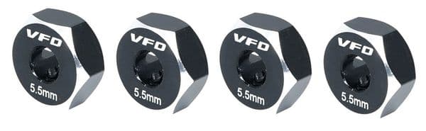 V-Force Designs Team Associated 12mm Hex Adapters (Blue) (4) (5.5mm) 0
