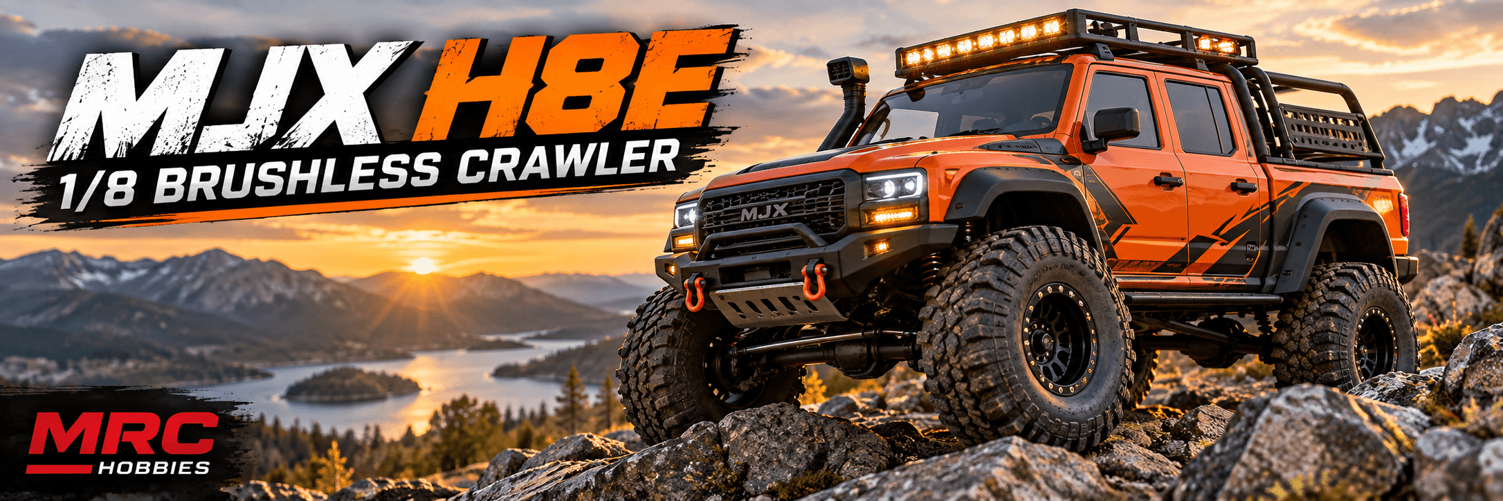 MJX H8E 1/8 Brushless RC Crawler: Take Control of Every Trail