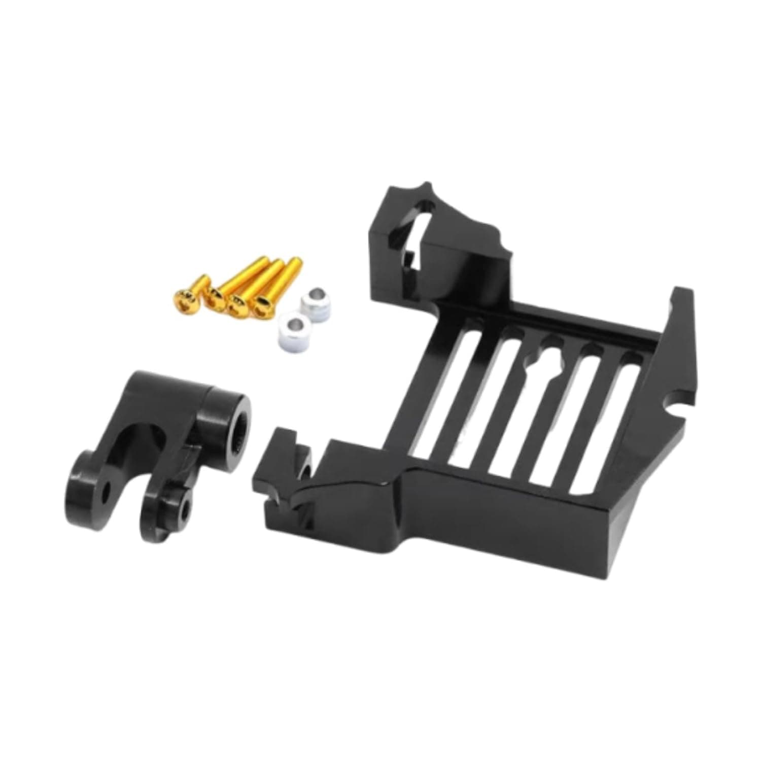 RC Car Servo Mount Adapter Sturdy Servo Bracket for Remote Control Car Parts Black 0