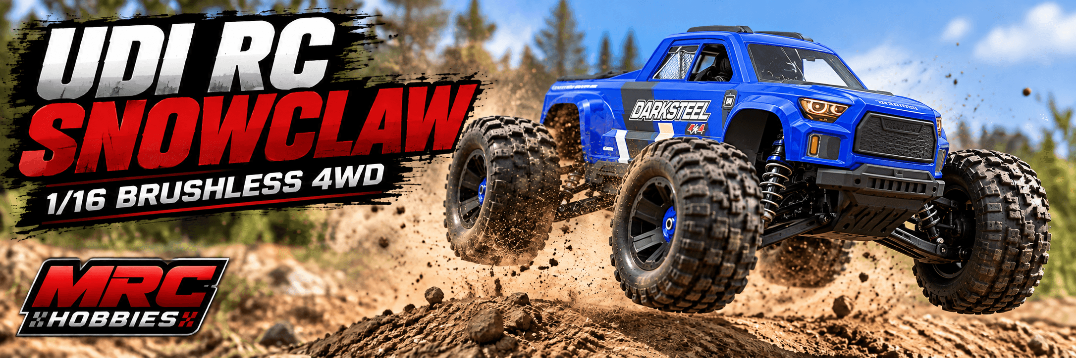 UDI RC Snowclaw UD1610PRO: Compact Monster Truck, Big Off-Road Energy