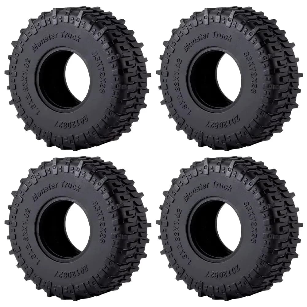 1.3" Tires for 1/24 & 1/18 Rock Crawler TYPE B 0