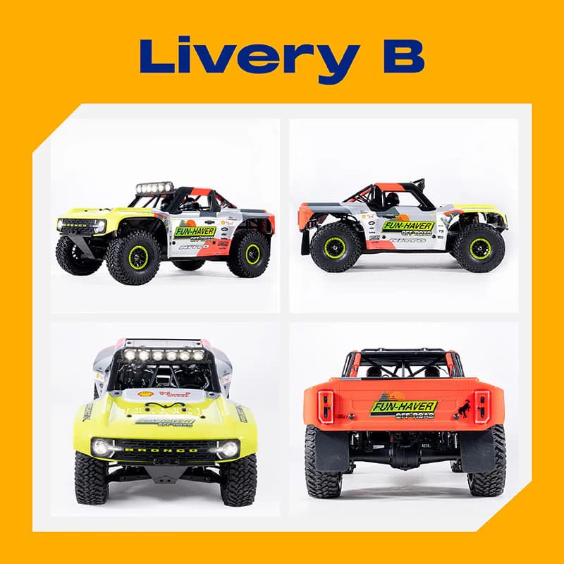 FMS 1:7 Ford Bronco RTR EB Brushless 4WD 1