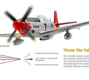 Wltoys A280 WLTOYS XK A280(P51 Mustang) 560mm RC Aircraft/Fighter Plane- India 3