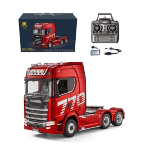 Huina 1501 1/18 2.4G 19CH Scania Tractor Truck RTR Cool Light Full Scale RC Car Vehicle Models – Only RC Trailer 1