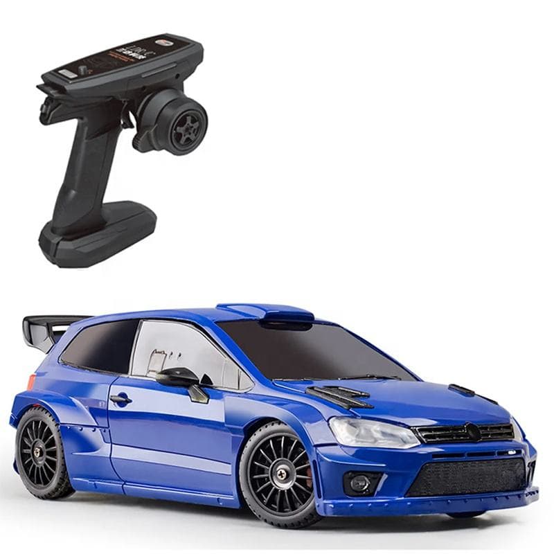LD2801 Full-scale Four-wheel Drive Drift Remote Control Car POLO R Charging High-speed Racing Children's Toys-Color:Ld2801 -Scale:1:28 5