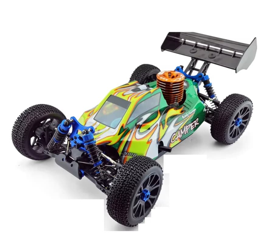 CAMPER 1:8 2.4G Gas Powered RC Car 4WD Off-road Buggy with 26CXP Nitro Engine RTR Parts HSP 94970 0