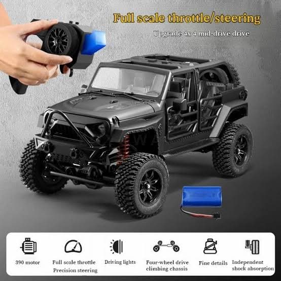 MNRC MN128 RTR 1/12 2.4G 4WD RC Crawler with LED Light 1
