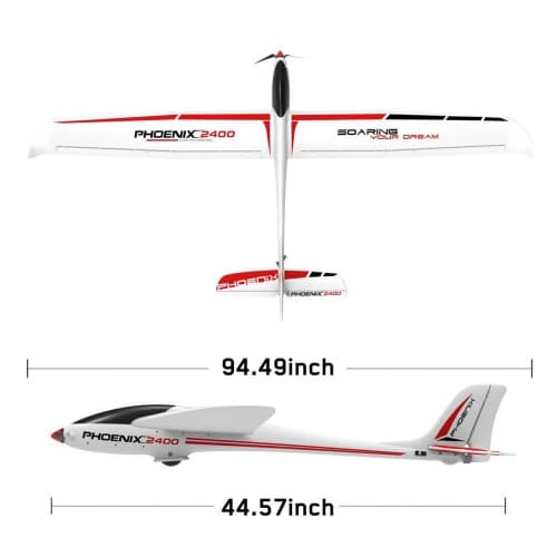Volantex RC Phoenix 2400 6 channel Glider with 2400 mm wings 759-3 PNP 2