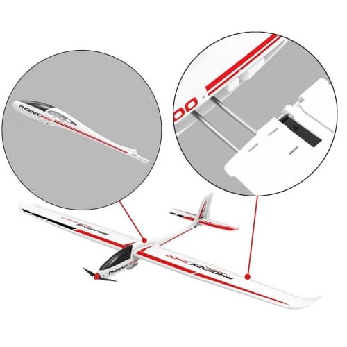Volantex RC Phoenix 2400 6 channel Glider with 2400 mm wings 759-3 PNP 4