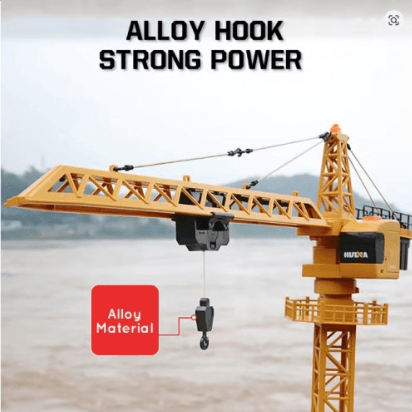 Huina 1585 Remote Control Alloy Tower Crane Children's Electric Remote Control Engineering Crane 2