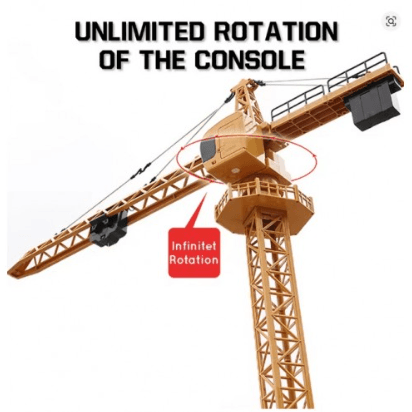 Huina 1585 Remote Control Alloy Tower Crane Children's Electric Remote Control Engineering Crane 4